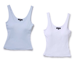 Thumbnail 1: Sugar Kiss Juniors' Molded Cup Tank Top 2-Pack 