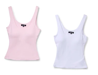 Thumbnail 1: Sugar Kiss Juniors' Molded Cup Tank Top 2-Pack 