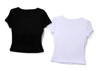 Thumbnail 2: Sugar Kiss Juniors' Short Sleeve Baby Tee 2-Pack 