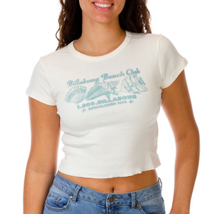 Thumbnail 1: BILLABONG Juniors' Beach Club Cropped Graphic Tee 