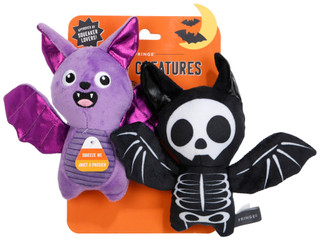 Thumbnail 1: Fringe Studio 2 Pc Harvest Bat To The Bone Dog Toy Set 