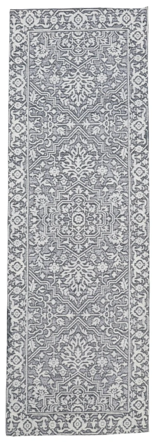 Thumbnail 1: SHABBY CHIC 20x60 Jacquard Wool Accent Rug 