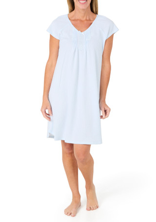 Thumbnail 1: Miss Elaine Women's Silkyknit Short Gown 