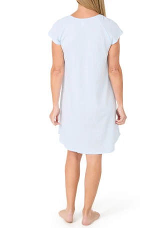 Thumbnail 2: Miss Elaine Women's Silkyknit Short Gown 