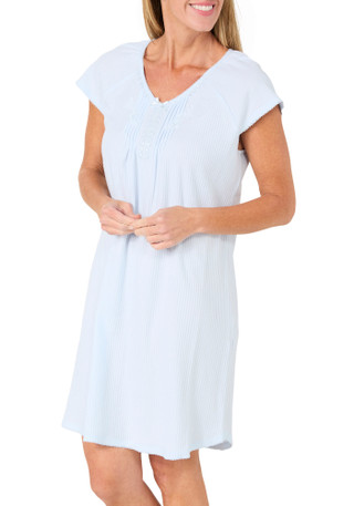 Thumbnail 3: Miss Elaine Women's Silkyknit Short Gown 