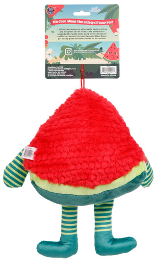 Thumbnail 2: Bow Wow Pet Large Plush Dog Toy with Tube Squeaker 