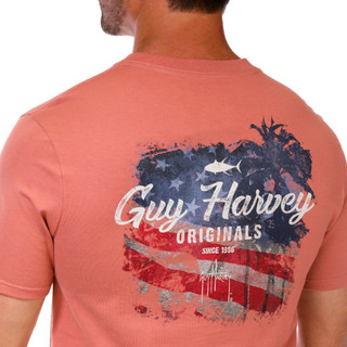 Thumbnail 2: Guy Harvey Men's Faded Pocket T-Shirt 