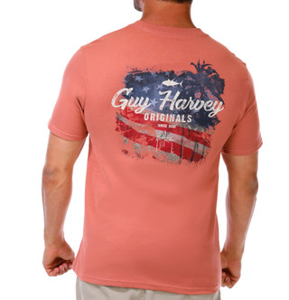 Thumbnail 1: Guy Harvey Men's Faded Pocket T-Shirt 