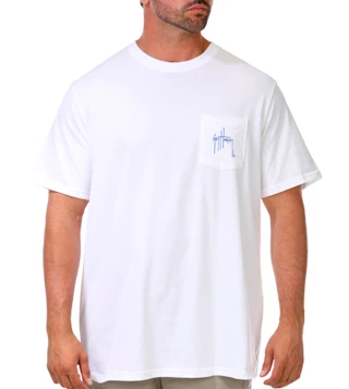 Thumbnail 3: Guy Harvey Men's Pocket T-Shirt 
