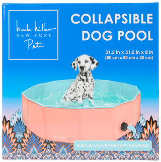 Thumbnail 1: Nicole Miller 31.5-Inch Collapsible Dog Pool 