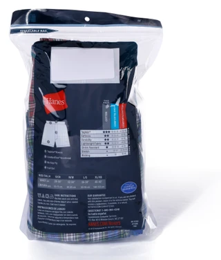Thumbnail 3: Hanes Men's 4-Pack Woven Boxers 
