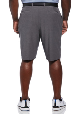 Thumbnail 2: PGA TOUR Big Men's Golf Flat Front Textured Shorts 