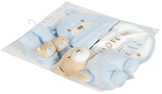 Thumbnail 2: Baby Essentials Baby 4-Piece Bear Gift Set 