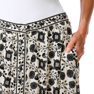 Thumbnail 3: MAX STUDIO Women's Button Front Tiered Maxi Skirt 