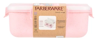 Thumbnail 2: Farberware Two-Compartment Wheat Straw Bento Box 