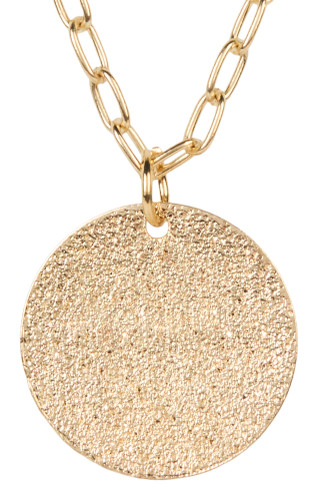 Thumbnail 2: Nautica Two Layer Golden Disc Necklace 