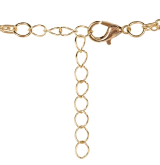 Thumbnail 3: Nautica Two Layer Golden Disc Necklace 