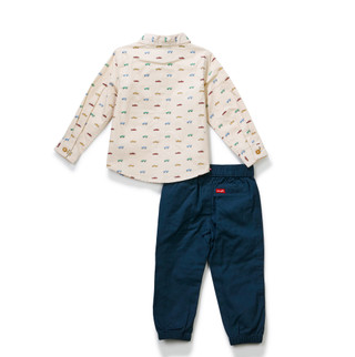 Thumbnail 2: Wrangler Toddler Boys 2 Pc Pants Set 