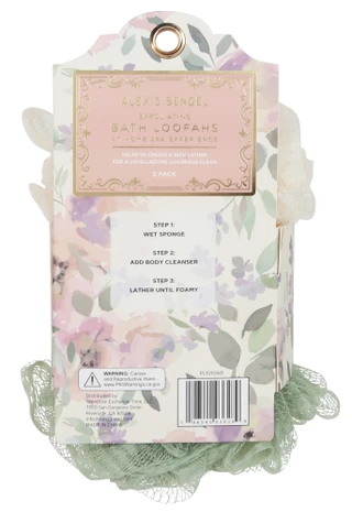 Thumbnail 2: Alexis Bendel 2 Pk Exfoliating Bath Loofahs 