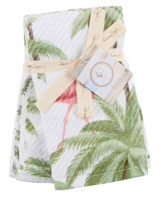 Thumbnail 1: Panama Jack 2 Pc Tropical Hand Towel Set 