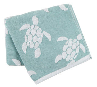 Thumbnail 1: Nautica Coastal Turtles Bath Towel 