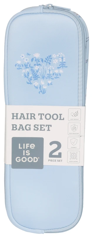 Thumbnail 1: Life is Good 2 Pc Hair Tool Bag Set 