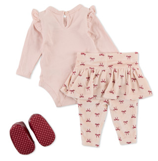 Thumbnail 2: RACHEL ZOE Baby Girls 3 Pc Set 