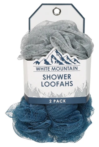 Thumbnail 1: White Mountain 2 Pk Shower Loofahs 