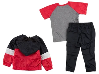 Thumbnail 2: Body Glove Toddler Boys 3 Pc Windbreaker Pants Set 
