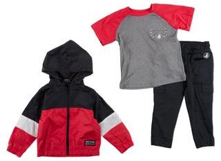 Thumbnail 1: Body Glove Toddler Boys 3 Pc Windbreaker Pants Set 