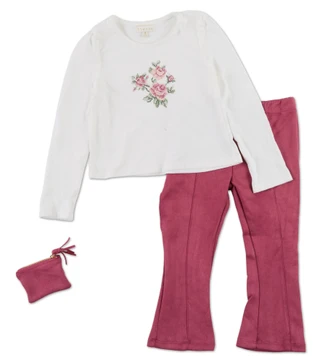 Thumbnail 1: Btween Little Girls 3 Pc Flare Leggings Set 