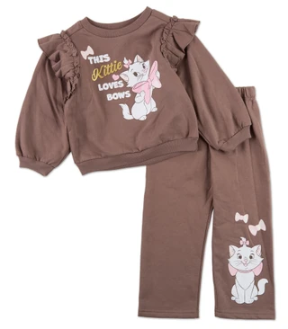 Thumbnail 1: Disney Little Girls 2 Pc Character Pants Set 
