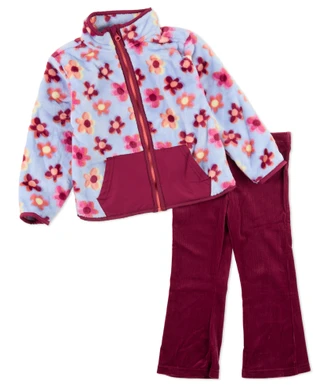 Thumbnail 1: Picapino Little Girls 2 Pc Jacket & Pants Set 