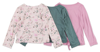 Thumbnail 2: B Kind Little Girls 3 Pk Long Sleeve Tops  