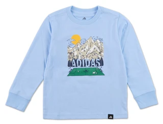 Thumbnail 1: Adidas Little Boys Long Sleeve Graphic Tee 
