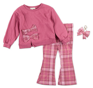 Thumbnail 1: Btween Toddler Girls 3 Pc Flare Leggings Set 