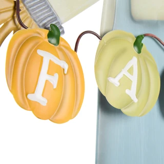 Thumbnail 2: Autumn Gatherings 33 in Fall Scarecrow Metal Garden Stake 