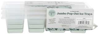 Thumbnail 2: CORE HOME 3 Pk Jumbo Pop-Out Ice Trays  