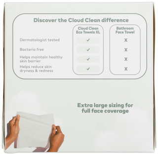 Thumbnail 2: MAKEUP ERASER 30 Pk XL Cloud Clean Eco Towels 