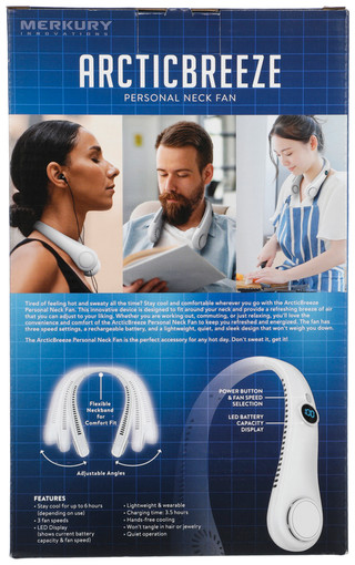 Thumbnail 2: Merkury Arctic Breeze Personal Neck Fan 