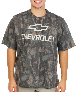 Thumbnail 1: GM Men's Short Sleeve Chevrolet Camo Shirt 