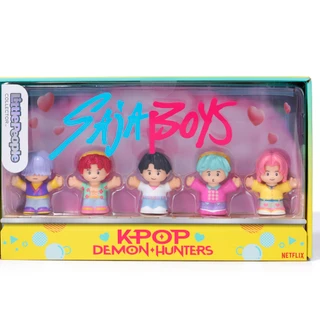 Thumbnail 1: FISHER PRICE 5 Pk Saja Boys K-Pop Demon Hunters Little People Collectors 