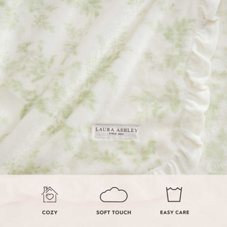 Thumbnail 6: Laura Ashley Laura Ashley Annalise Microfiber Throw 