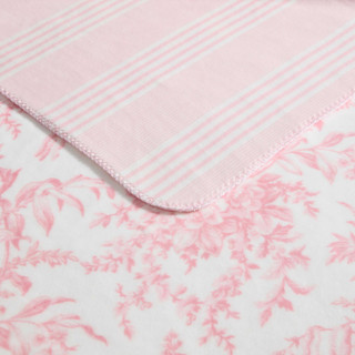 Thumbnail 6: Laura Ashley Laura Ashley Bedford Stripe Microfiber Throw 