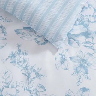 Thumbnail 15: Laura Ashley Laura Ashley Delphine Sprig Microfiber Comforter Set 