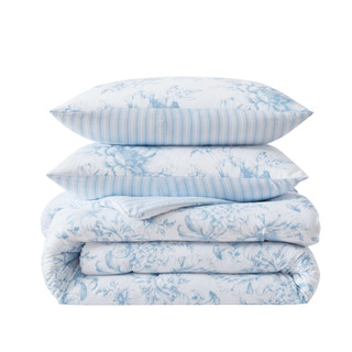 Thumbnail 24: Laura Ashley Laura Ashley Delphine Sprig Microfiber Comforter Set 