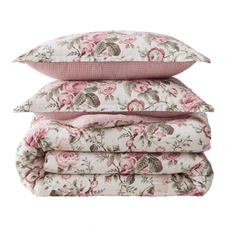 Thumbnail 9: Laura Ashley Laura Ashley Uffington Roses Cotton Comforter Set 