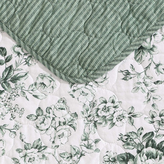 Thumbnail 27: Laura Ashley Laura Ashley Toile Delight Cotton Quilt Set 