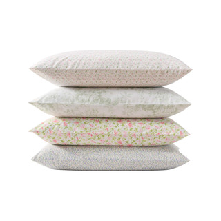 Thumbnail 4: Laura Ashley Laura Ashley 2 Pc. Emogene Cotton Pillowcase Set 