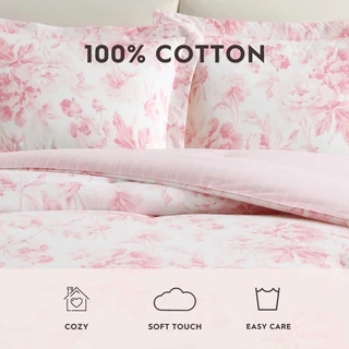 Thumbnail 24: Laura Ashley Laura Ashley Anja Toile Cotton Comforter Set 